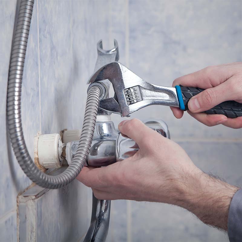 repairing a shower