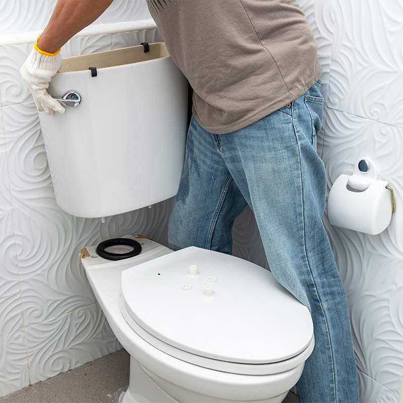 Installing a toilet