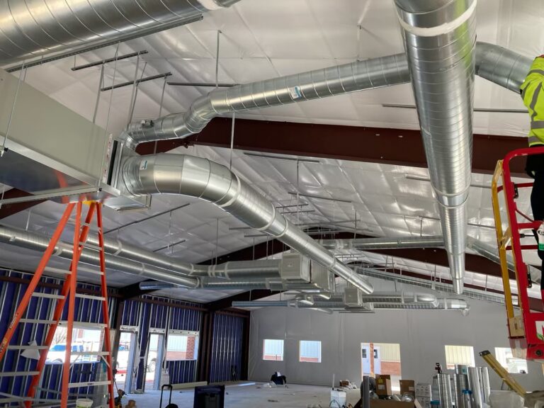 commercial gallery - exposed ductwork