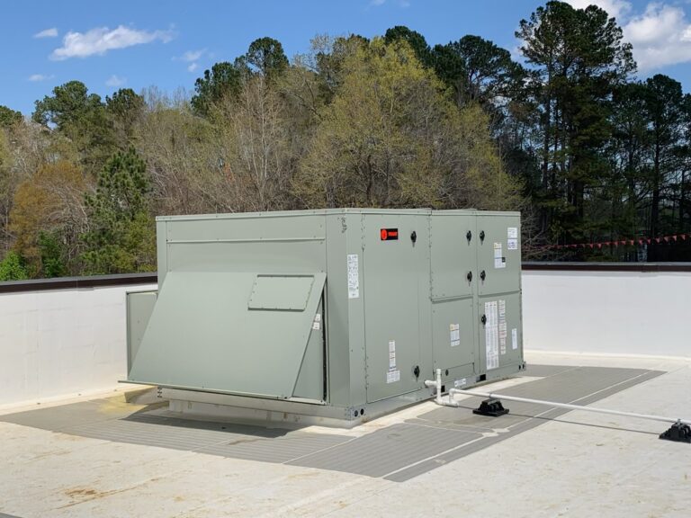 commercial gallery - rooft unit in corner