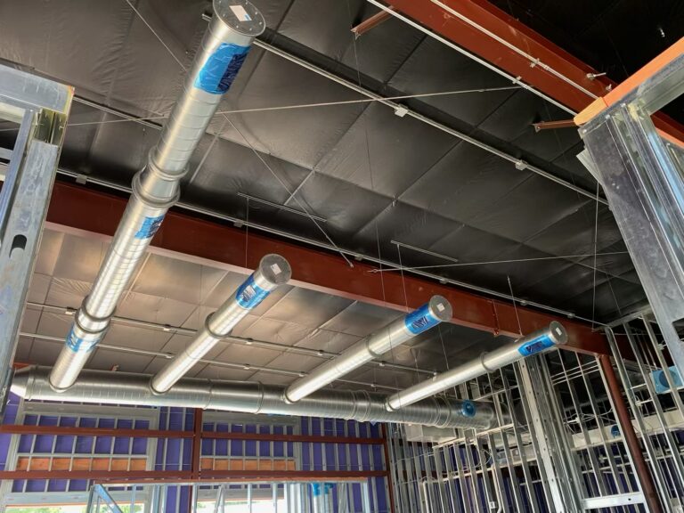commercial gallery - ceiling ducts